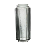 Vase en verre gris