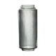 Vase en verre gris