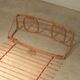 Wall-mounted coat rack in rattan, Czechoslovakia 1960