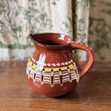 Beautiful pitcher / jug in mixed earth / Troyes region. 50/60's