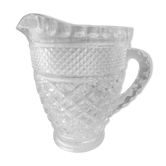 Water carafe cast moulded glass diamond point 500 ml
