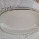Lot de 2 plats ovales gigognes en porcelaine Bavaria beige liseré doré modèle Jutta