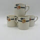 Lot de 4 tasses Badonviller