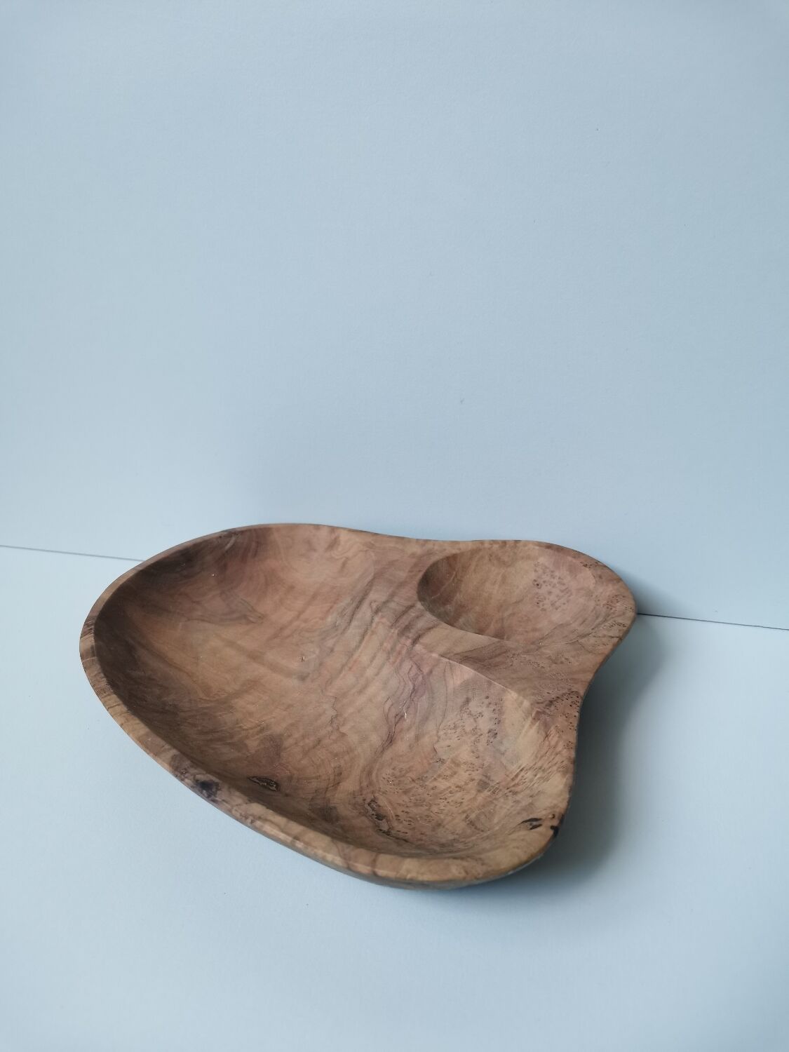 Fruit cut solid wood olive tree artisanal rustic vintage