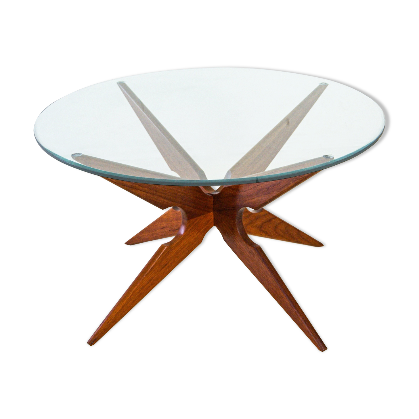 Vladimir Kagan For Sika Mobler Danish Teak Spider Coffee Table Selency