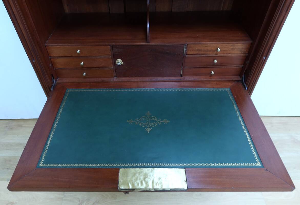 Secretary with a Mahogany Guillotine from Cuba, Louis XVI period – Late 18th century