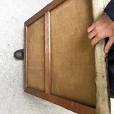 Vintage oil painting on canvas "still life with Japanese print"