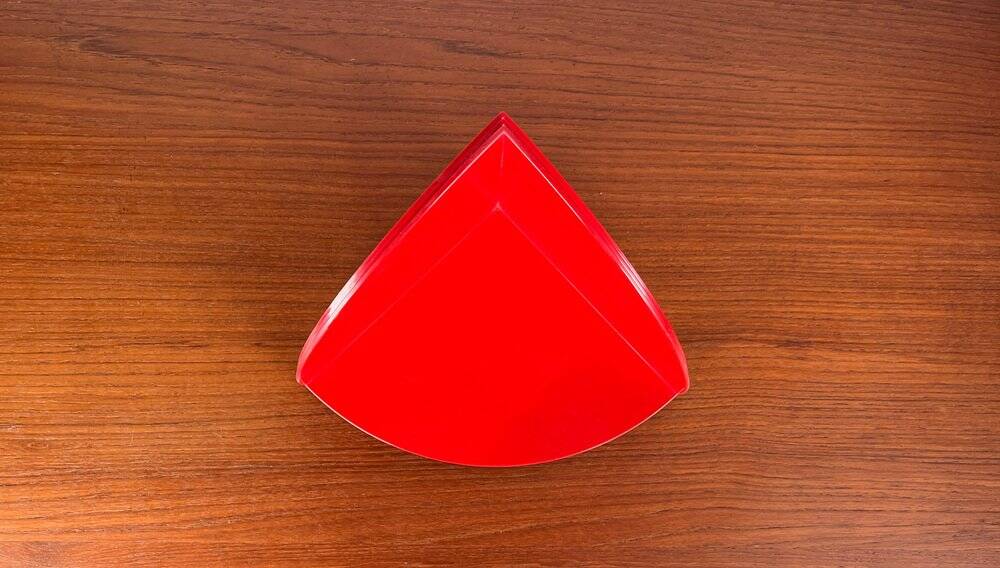 Pair of bookends model 4909 Italian space age mid-century by Giotto Stoppino for Kartell, 1960, set of 3