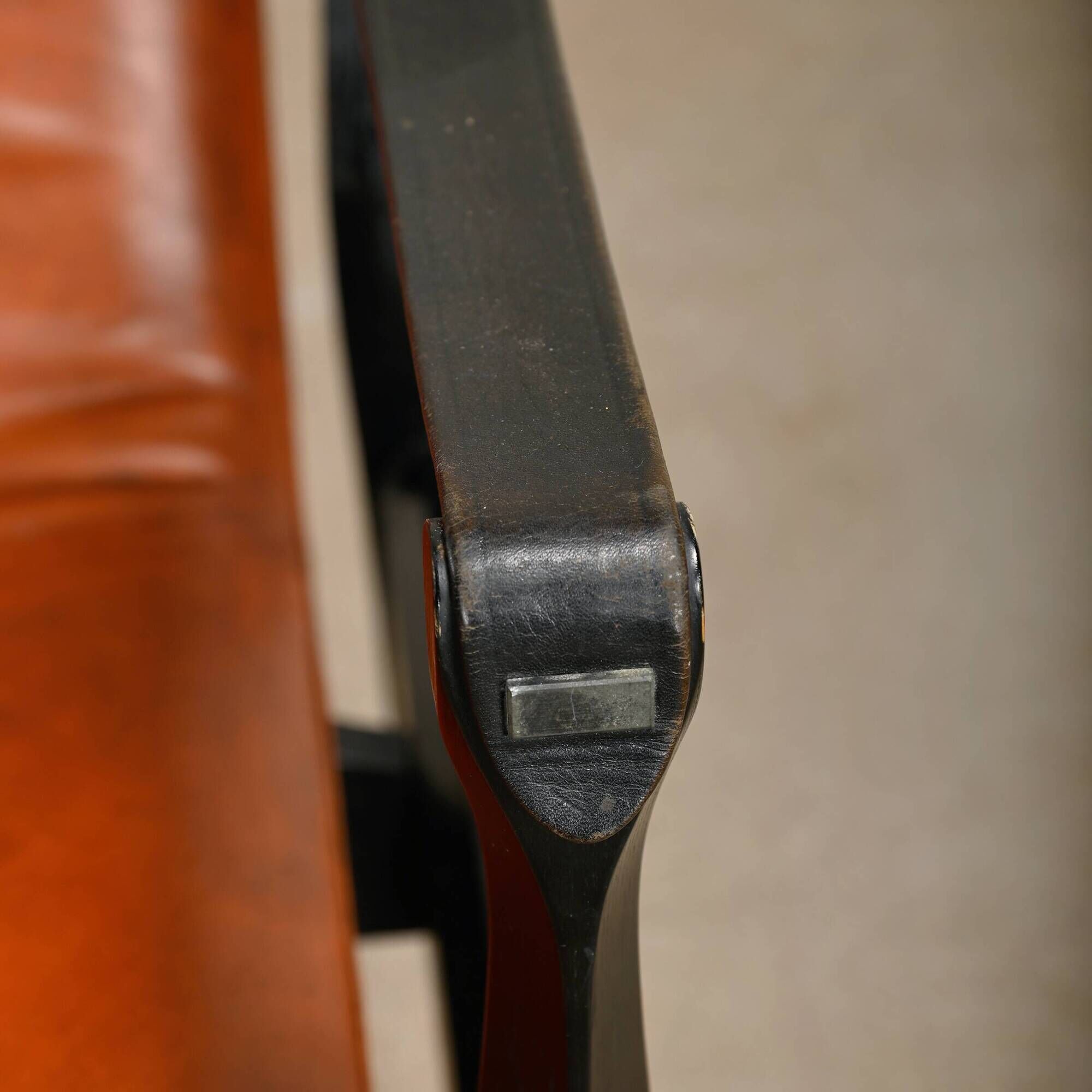 Karen & Ebbe Clemmensen Safari Chair in leather for Fritz Hansen, Denmark