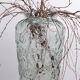 Vase carved glass 51 cm