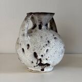 Vintage fat lava vase