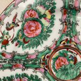 Chinese Green Porcelain Plate Signed