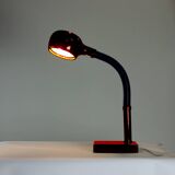 Lampe de table rouge Space Age en plastique, Hongrie 1960