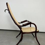 Chaise longue pliante très rare n°1 par Thonet