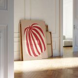 Abstract stripes giclee print, 50x70cm