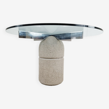 Table à manger Paracarro par Giovanni Offredi pour Saporiti années 1970