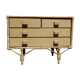 Commode rotin et bambou