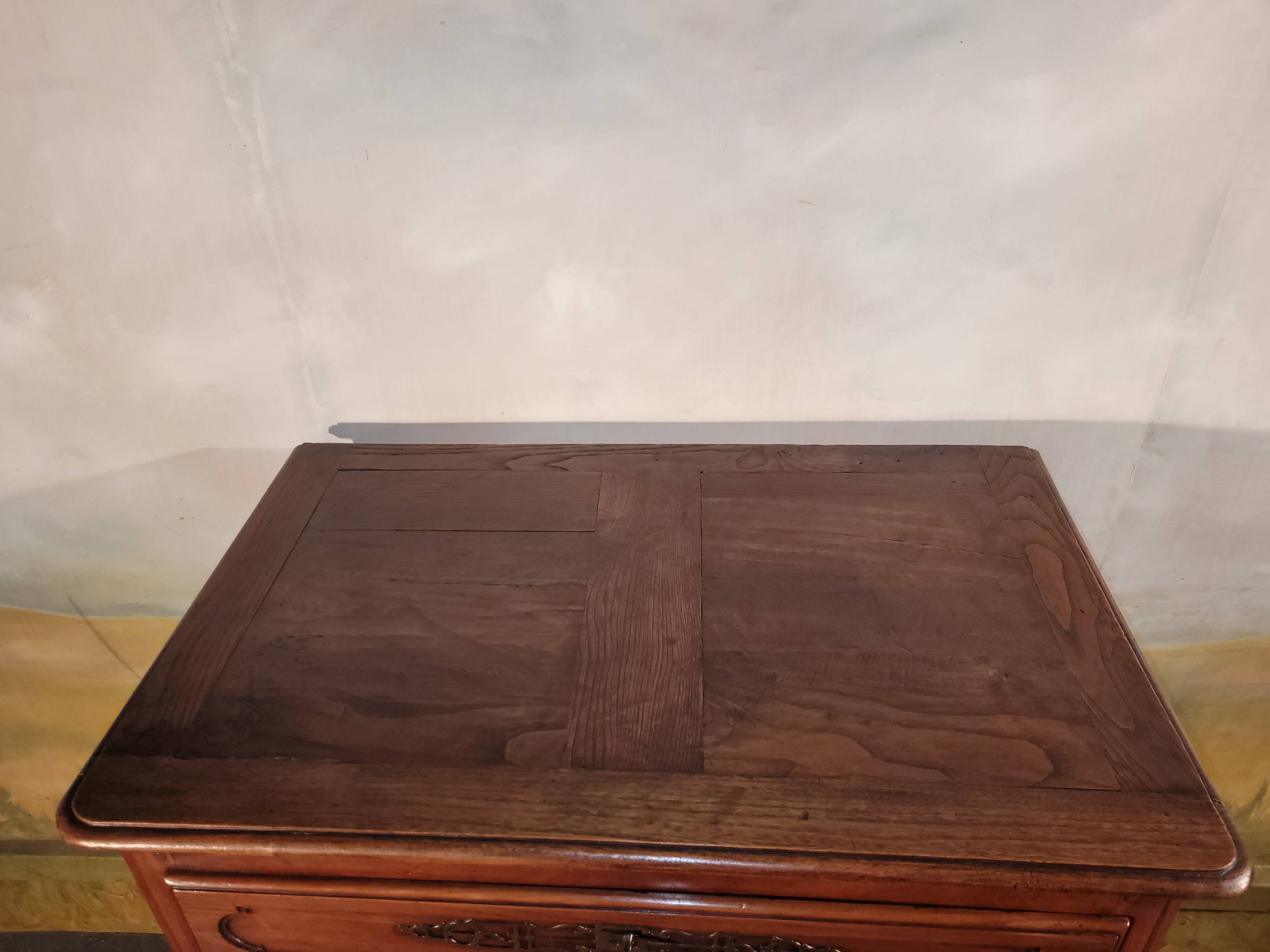 Large Louis XV style jam maker in cherry wood