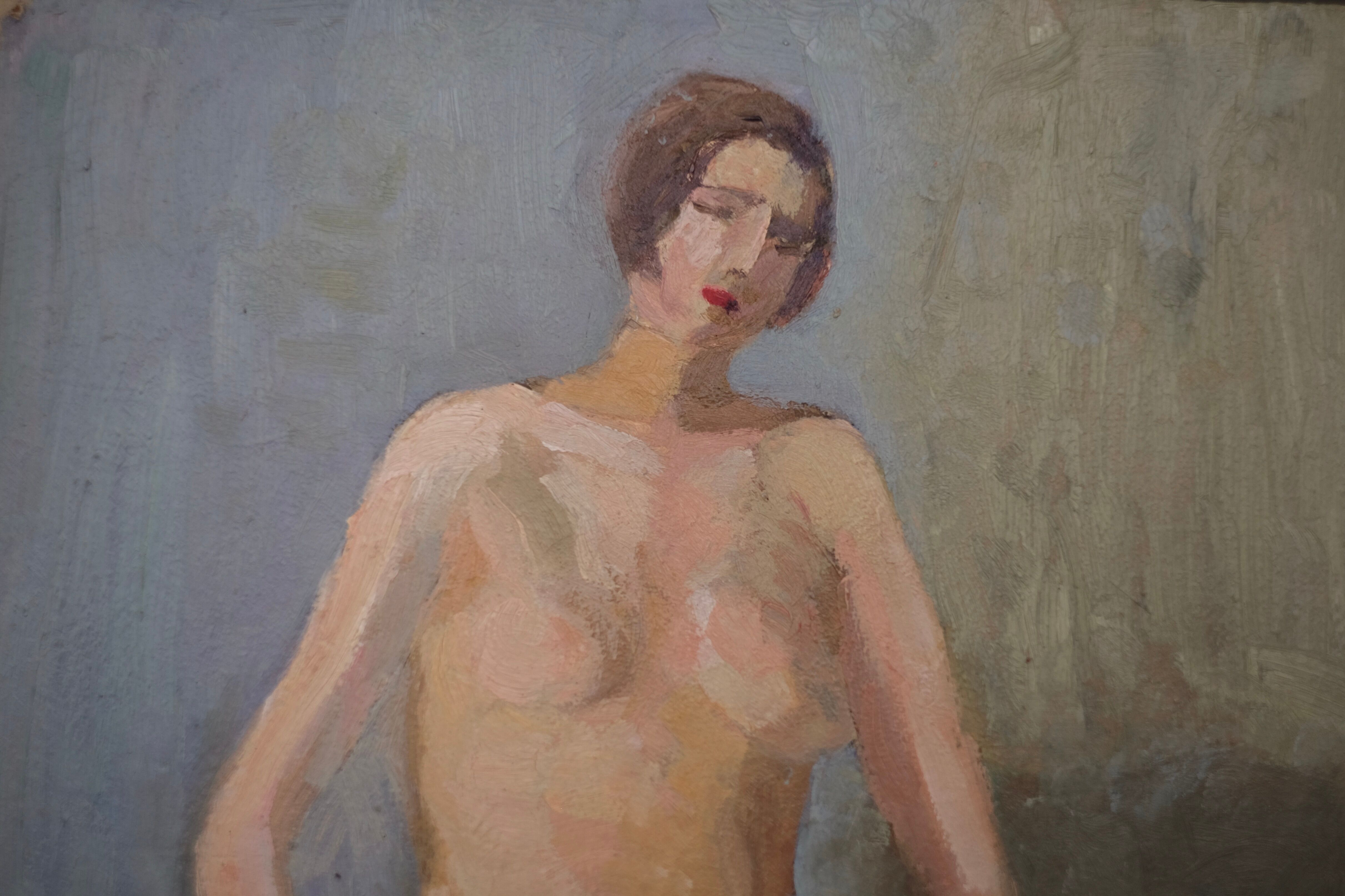 Double-sided female nude painting N°3
