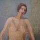 Double-sided female nude painting N°3