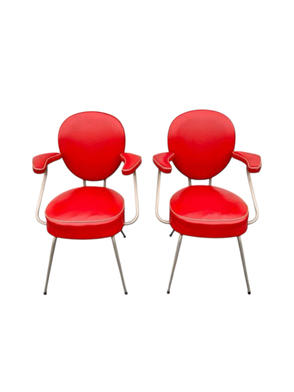 2 old vintage armchairs