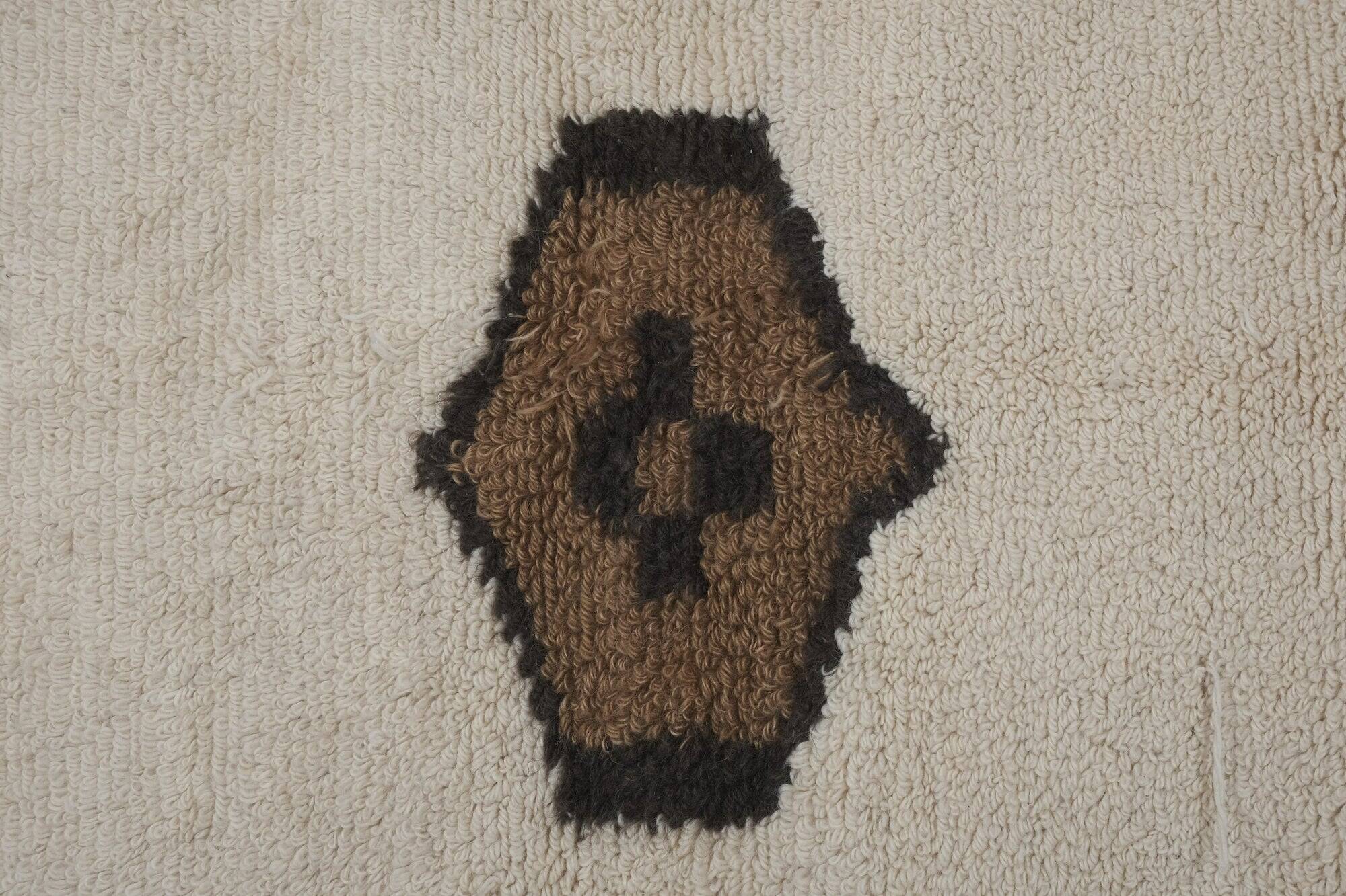 Vintage Turkish handmade rug 142x213 cm