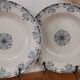4 hollow iron earthenware plates, Mignon model, H & Cie