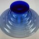 Large cobalt blue glass bowl