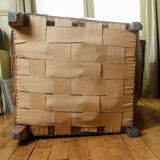 Old vintage leather club chair