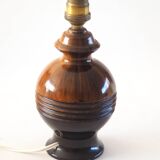 Two-tone wooden lamp base