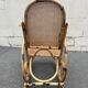 Rattan and cane rocking chair