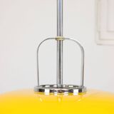 Space Age Yellow Medusa Floor Lamp by Luigi Massoni for Guzzini, 1970s