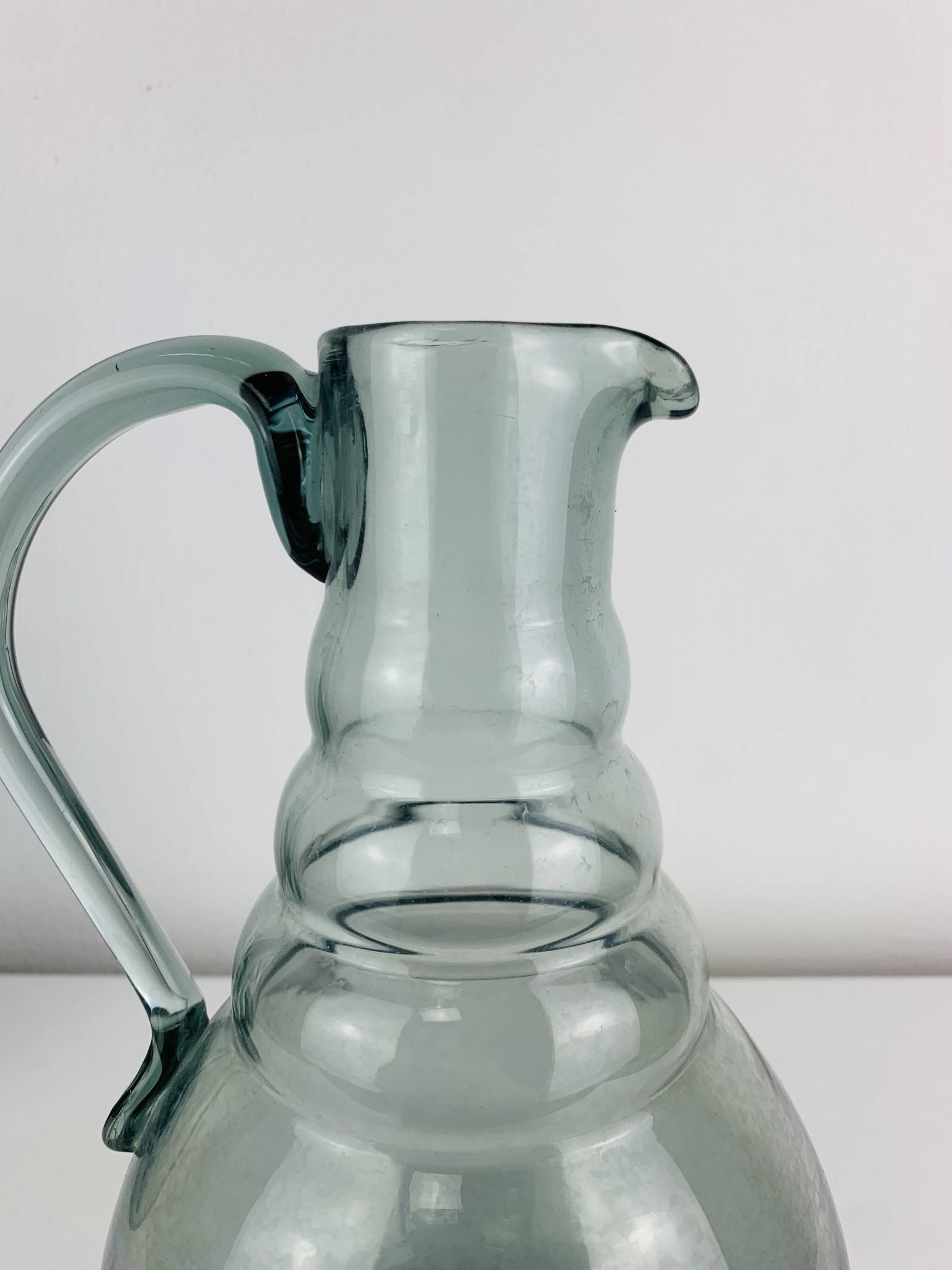 Pair of Daum Nancy carafes, Art Deco