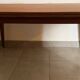 Grande table de ferme en chene des années 50 extensible
