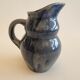 Faience Heraldique Pierrefonds Pitcher blue enamelled sandstone