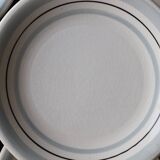 12 flat plates italy ceramic quadrifoglio