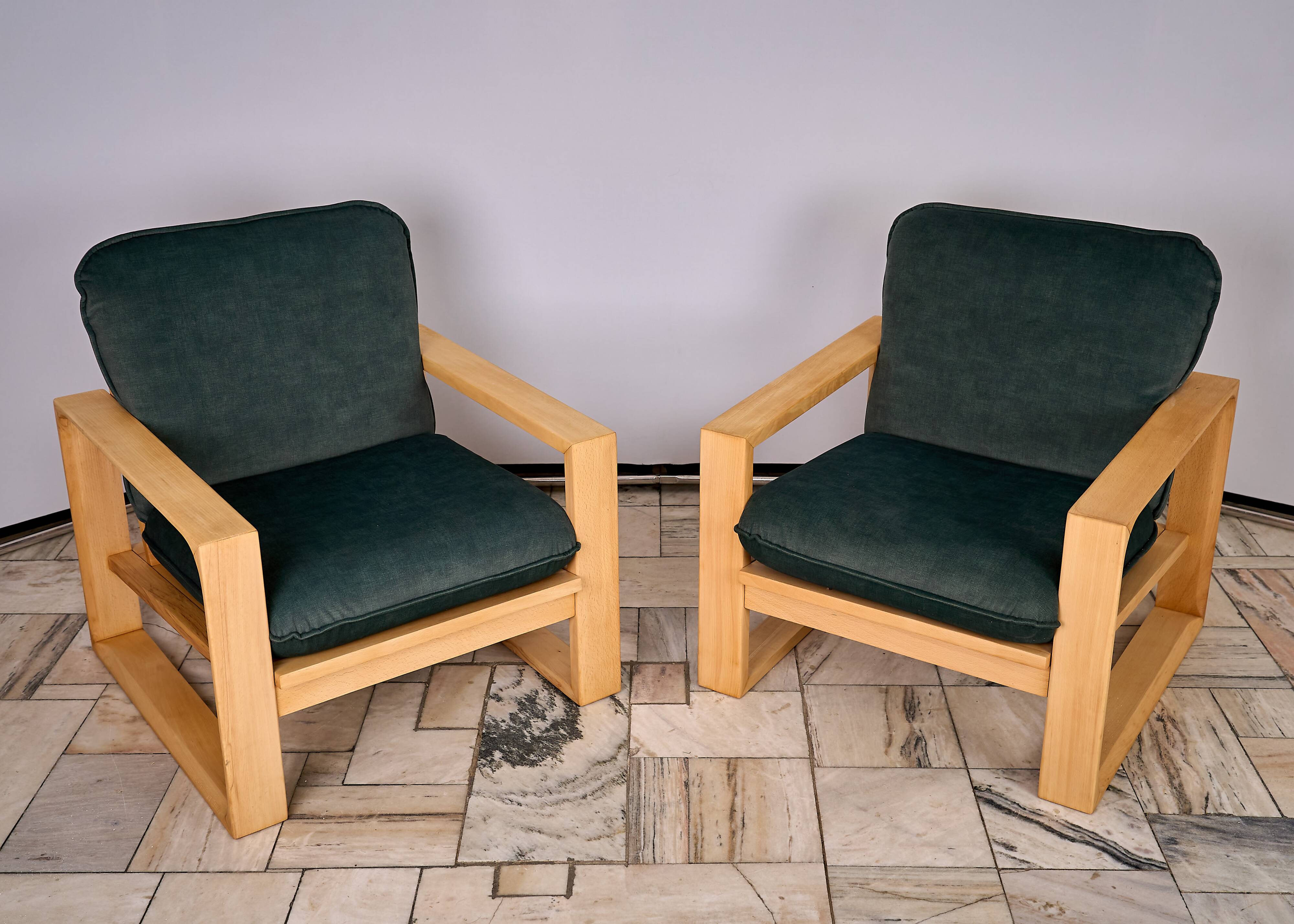 Une paire de fauteuils vintage de Miroslav Navratil, Tchécoslovaquie 1980.