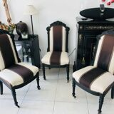 3 Napoleon III chairs