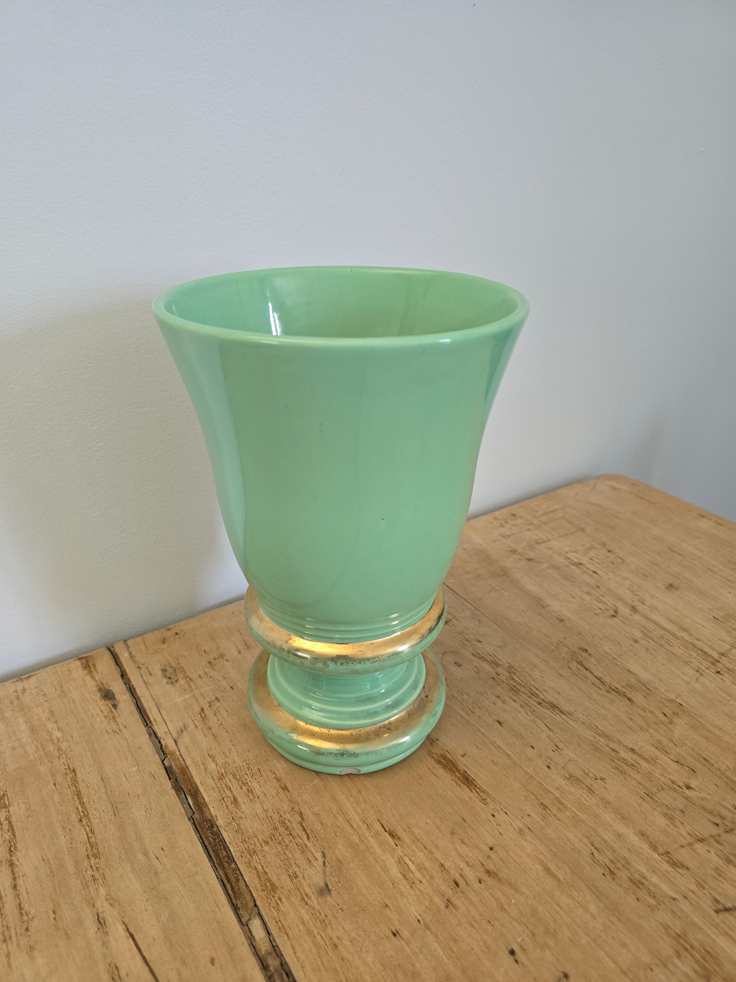 Vase vert céramique Saint Clément