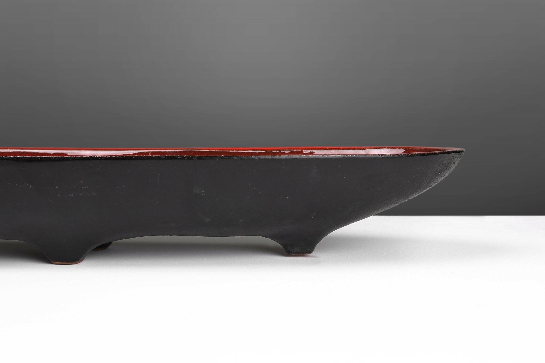 Mid-Century Amphora Bowl by Rogier Vandeweghe, Belgium 1960s