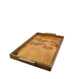 Hollywood Regency Lucite & Brass Picture Frame – In the Manner of Gabriella