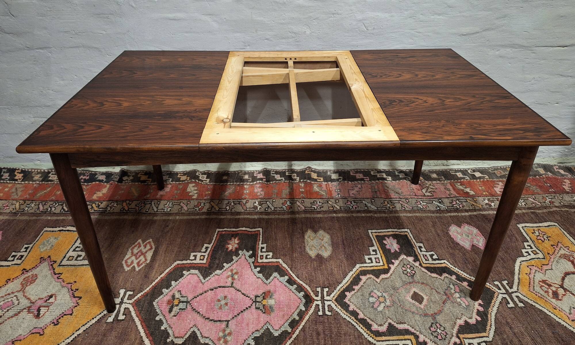 Large 10-seater rosewood dining table  by Vemb Mobelfabrik, Denmark 1960s