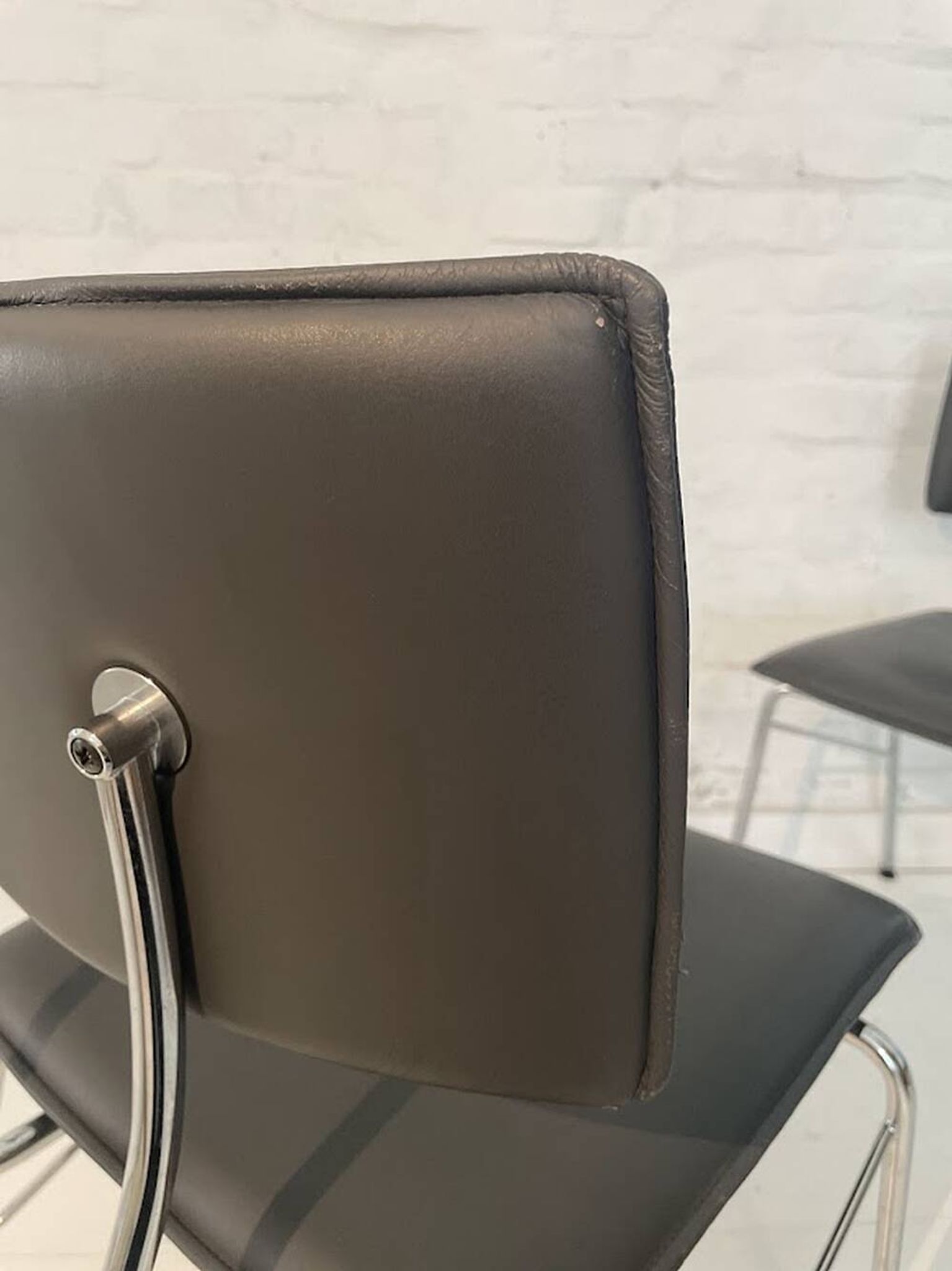 Sparta Leather Chair by Christoph Hindermann for Dietiker 1990s