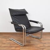 German leather lounge chair, 1970s
