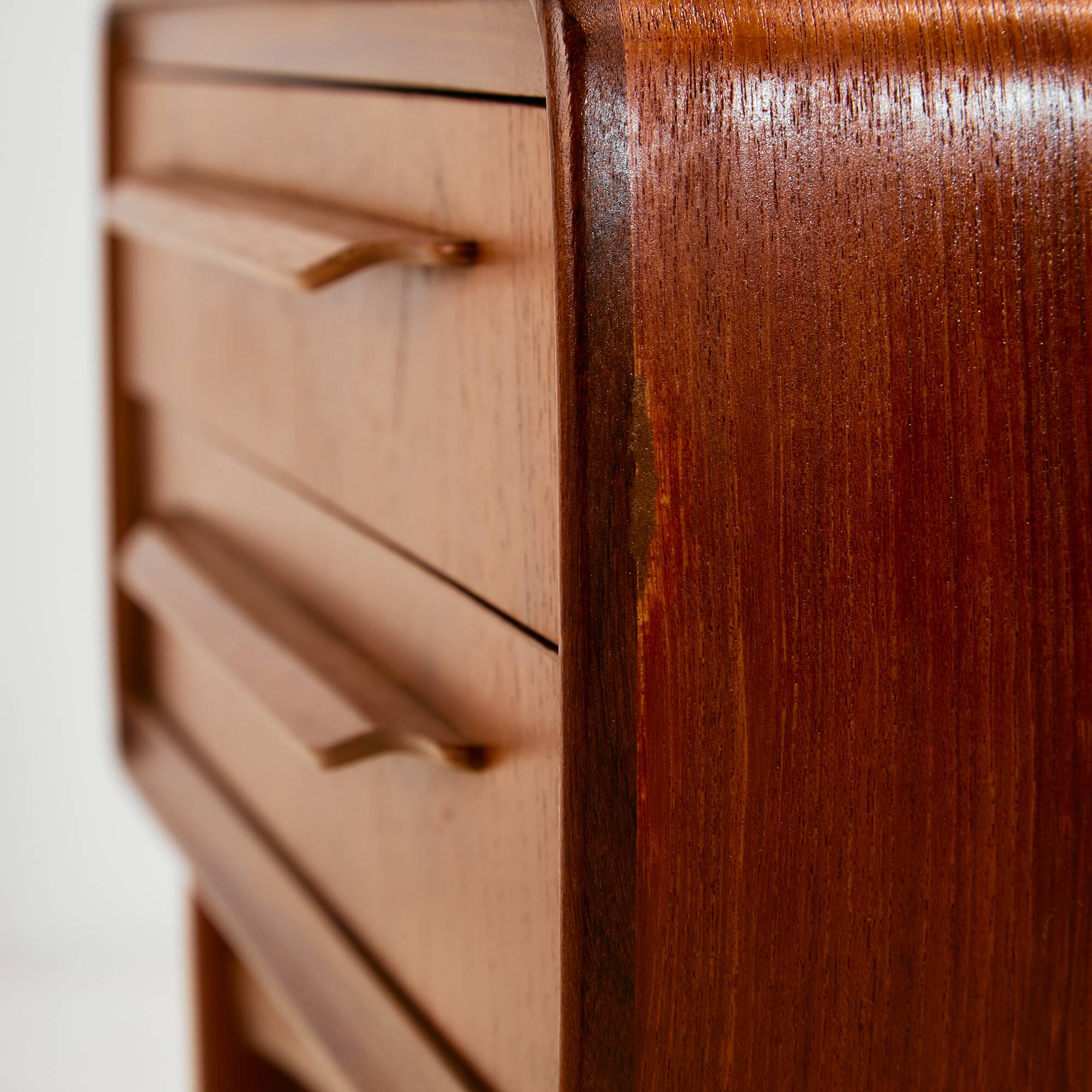 Teak night stand by Johannes Andersen for CFC Silkeborg