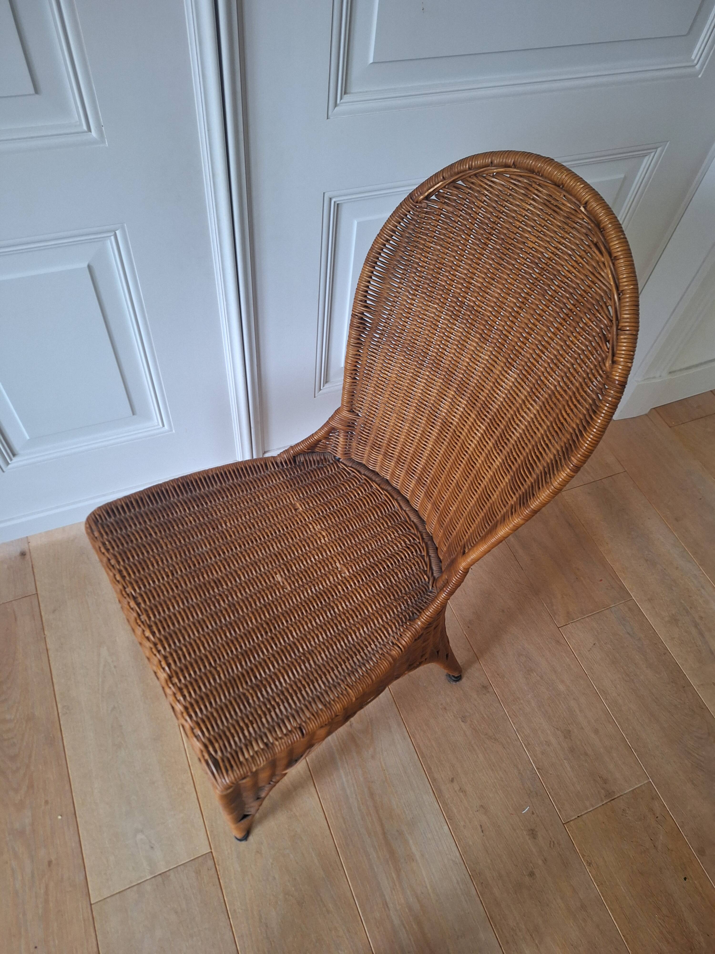 Vintage Rattan Chair