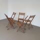 5 x folding chair 60s