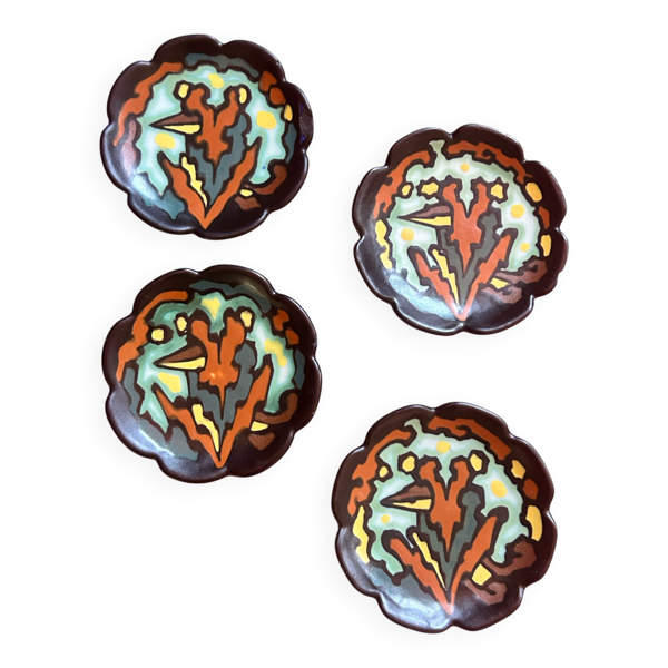 Lot de soucoupes Regina Melba