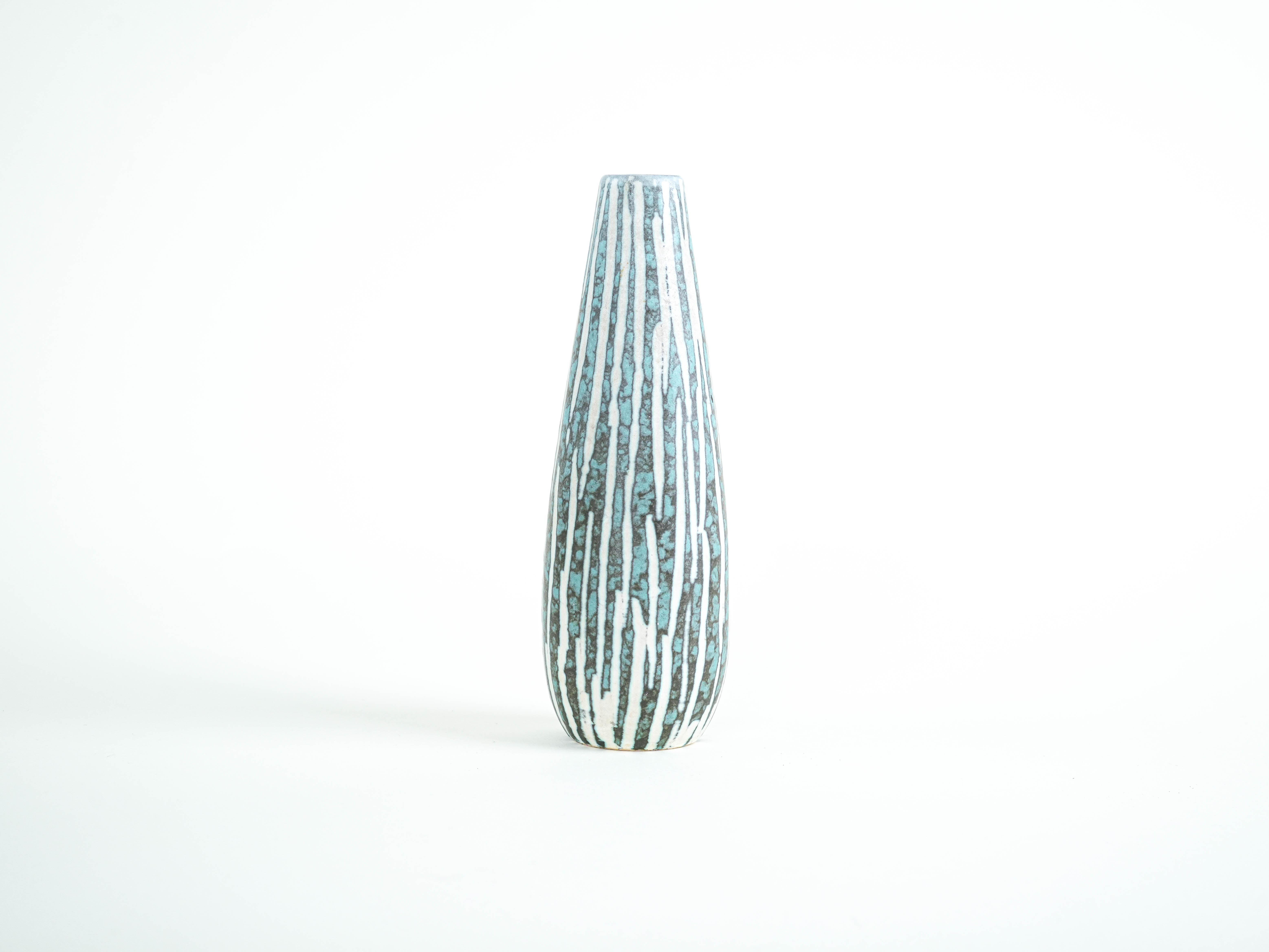 Ceramic vase, German design, 1960s, manufactured by Scheurich