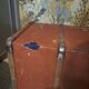 Vintage vintage old travel trunk dating from the 1920s/1940s